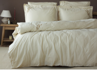 Постельное белье Washed Cotton Loom And Flow - Solea Cream (Турция), евро